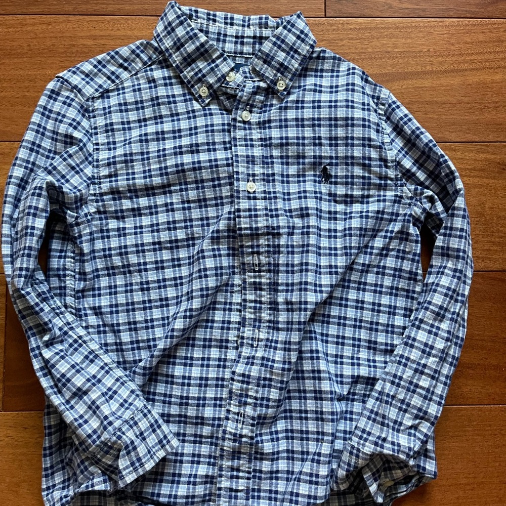 RL Boys Button Down shirt Size 6